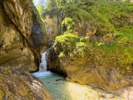 Almbachklamm Weg Wasserfall