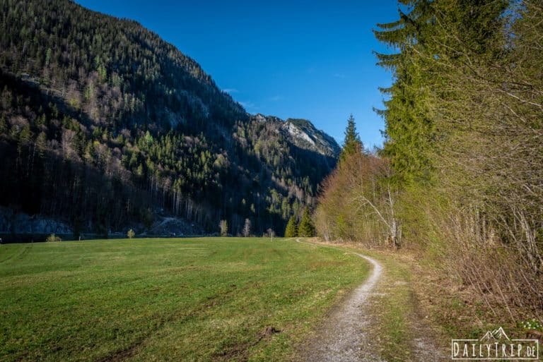 Ausflug Ruhpolding 3 Seen Gebiet Wanderweg