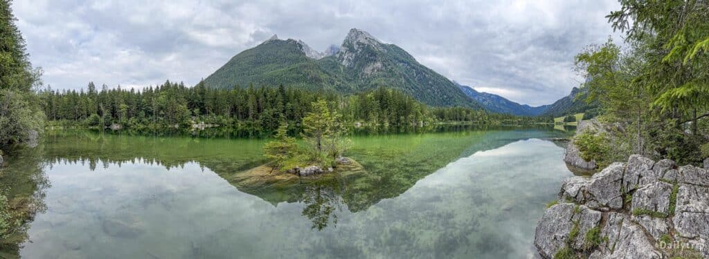Hintersee Ramsau See Hochkalter Panorama