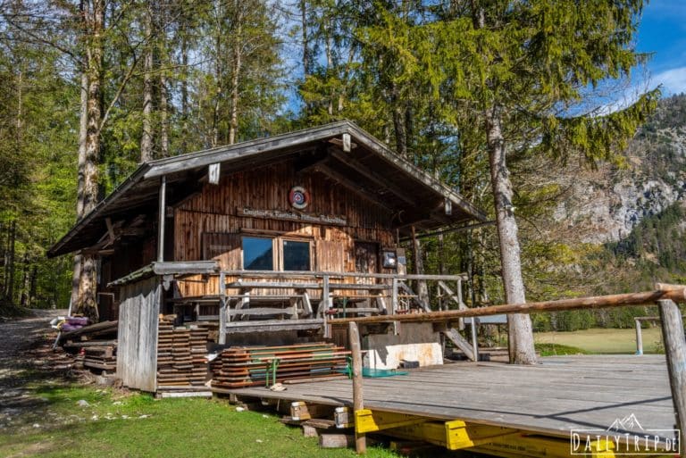 Ruhpolding Mittersee Langlauf und Rasthuette