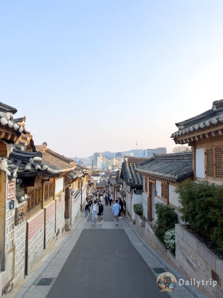 Seoul Bukchon Hanok Village Hauptstrasse