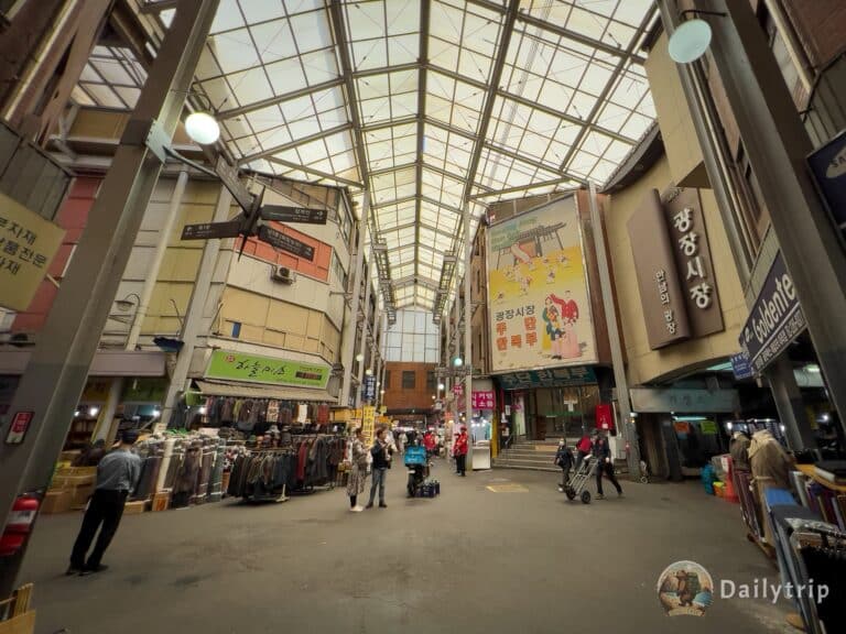 Seoul Gwangjang Markt Halle