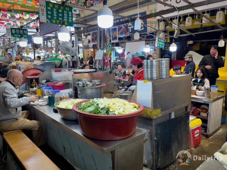 Seoul Gwangjang Markt Streetfood