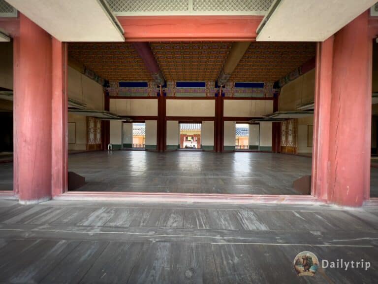 Seoul Gyeongbokgung Palast Haus innen