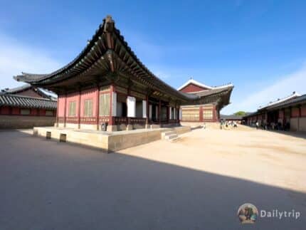 Seoul Gyeongbokgung Palast Innenhof