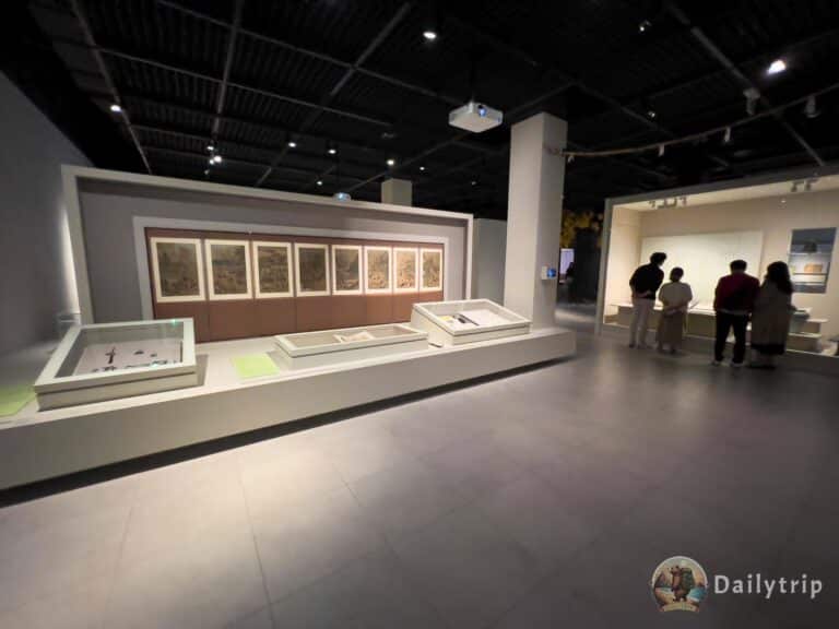 Seoul Gyeongbokgung Palast National Folk Museum Ausstellung