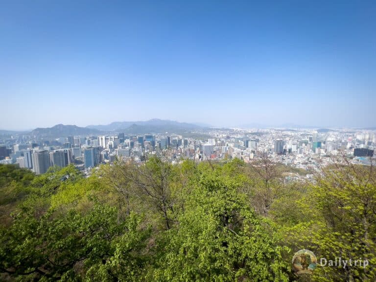 Seoul Namsan Tower Park Ausblick 6