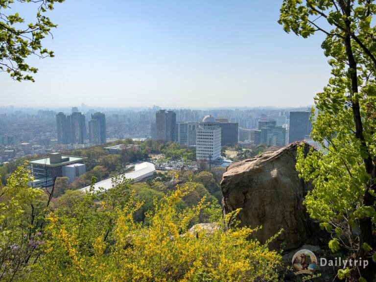 Seoul Namsan Tower Park Ausblick Stadt