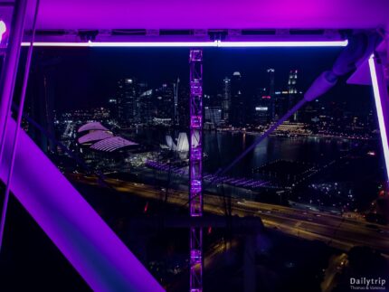 Singapur Flyer Ausblick Kabine