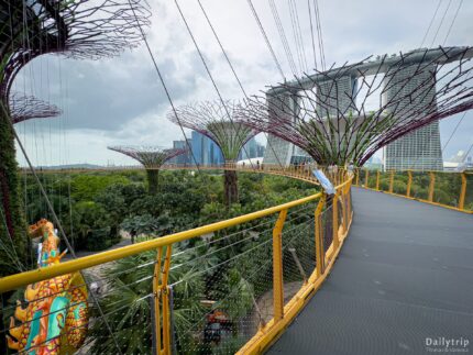 Singapur Gardens by the Bay OCBC Skyway oben