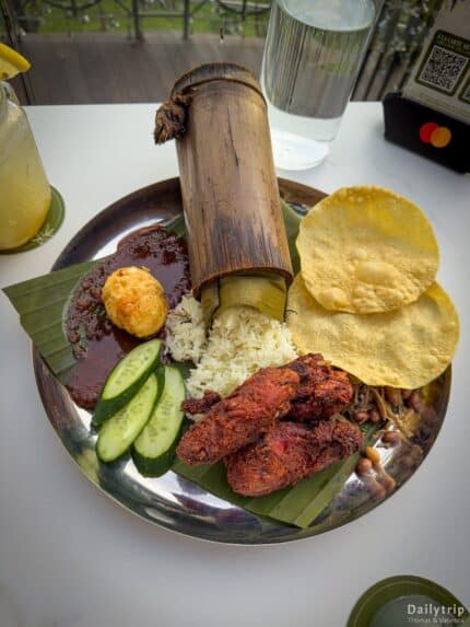 Singapur Mount Faber Arbora Restaurant traditionelles Gericht
