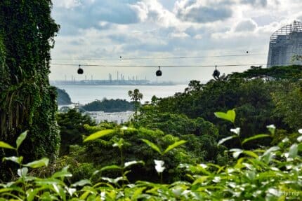 Singapur Mount Faber Skyline Seilbahn