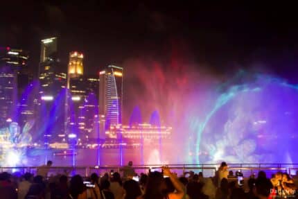 Singapur Spectra Light Show