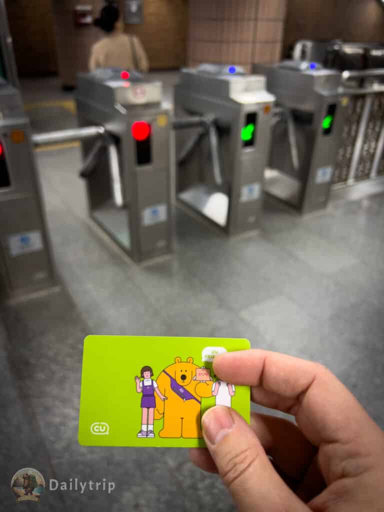 Suedkorea T Money cu cashbee Card