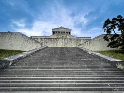 Walhalla Donaustauf bei Regensburg Treppe Tempel