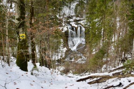Weissbach Wasserfall Wanderung Schlucht