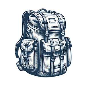 rucksack transparent